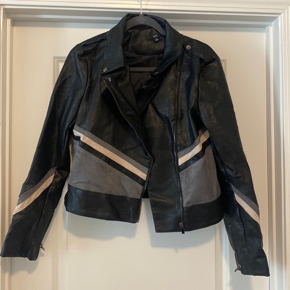 Gorgeous vegan leather jacket